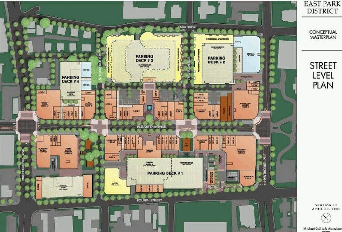 Previous Grubb Properties site plan