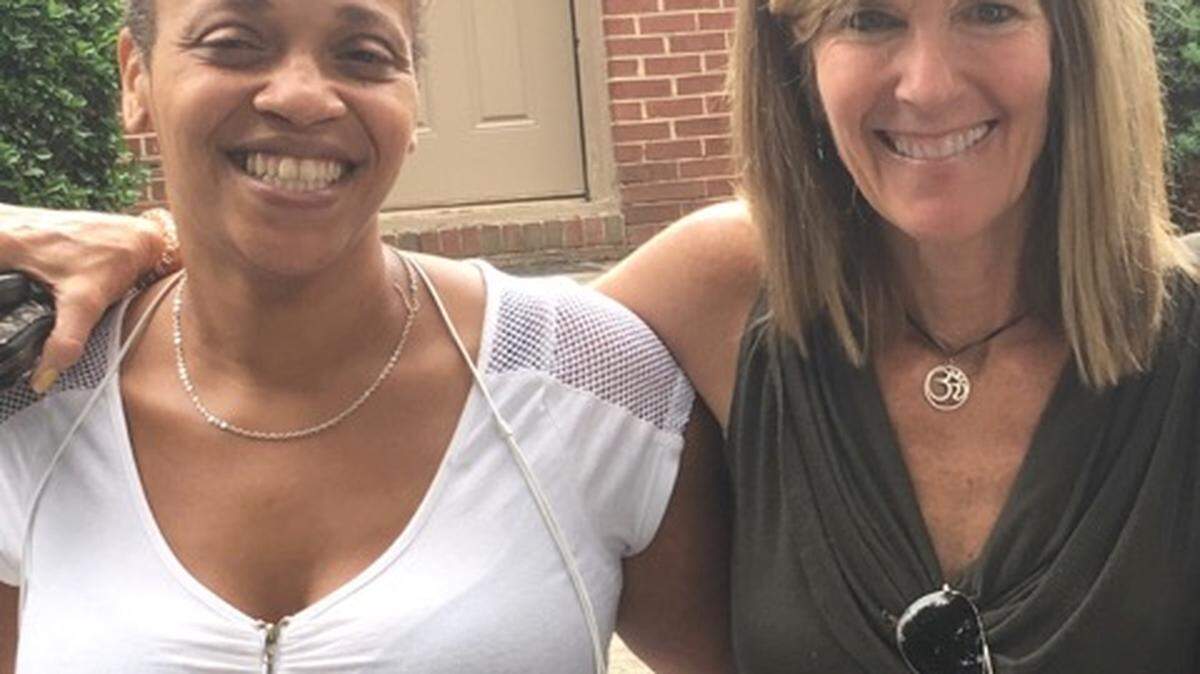 Caroline “Sunshine” Cunningham and Molly Barker.