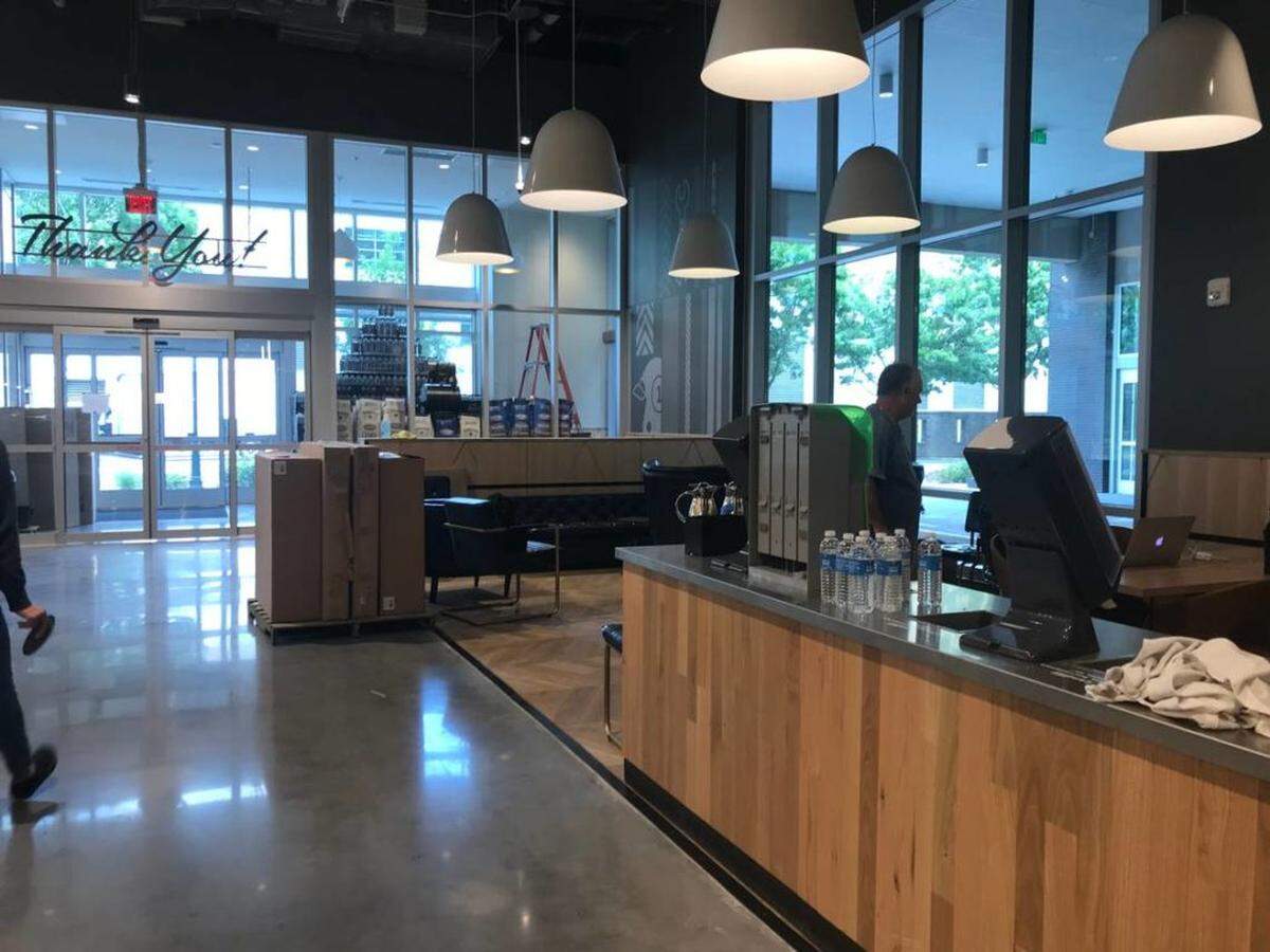 Seating area at the new Whole Foods uptownPhoto by Katherine Peralta