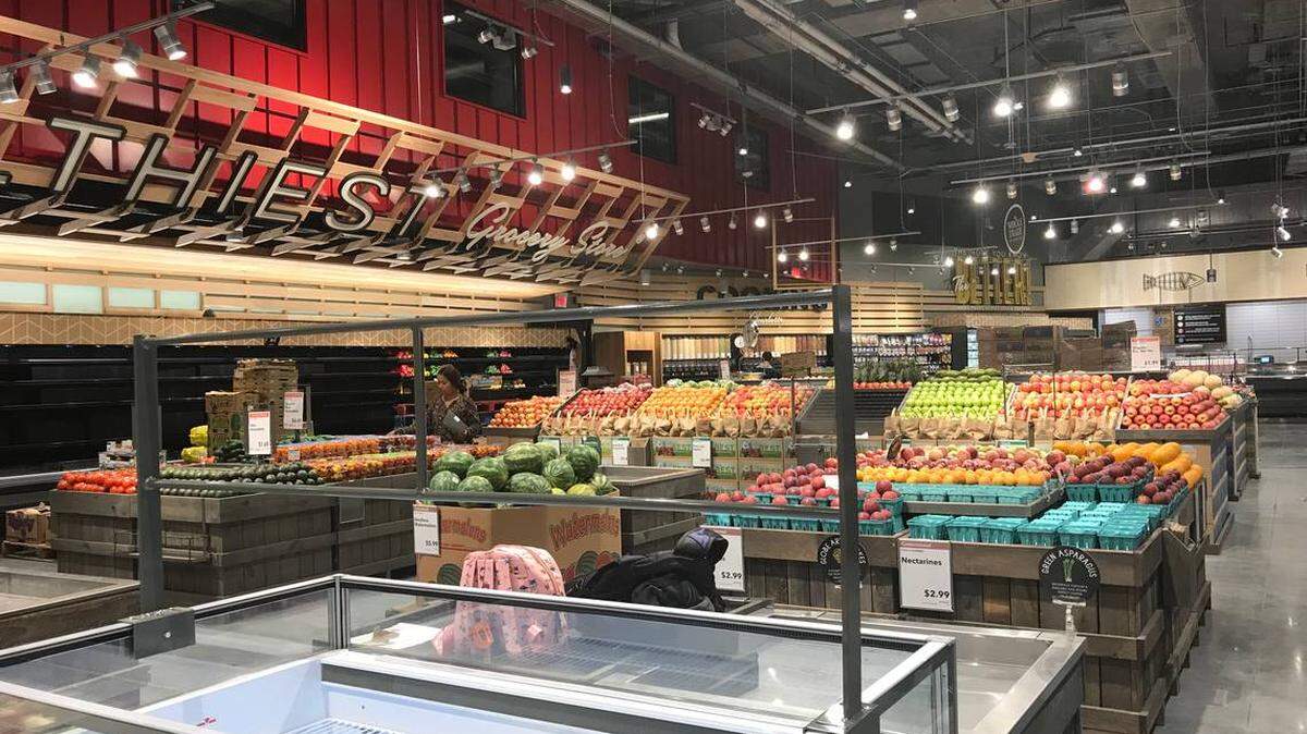 Produce section at the new Whole Foods uptown
Photo by Katherine Peralta