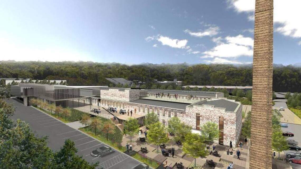 Plans would transform a defunct mill near uptown into a food hall and creative offices