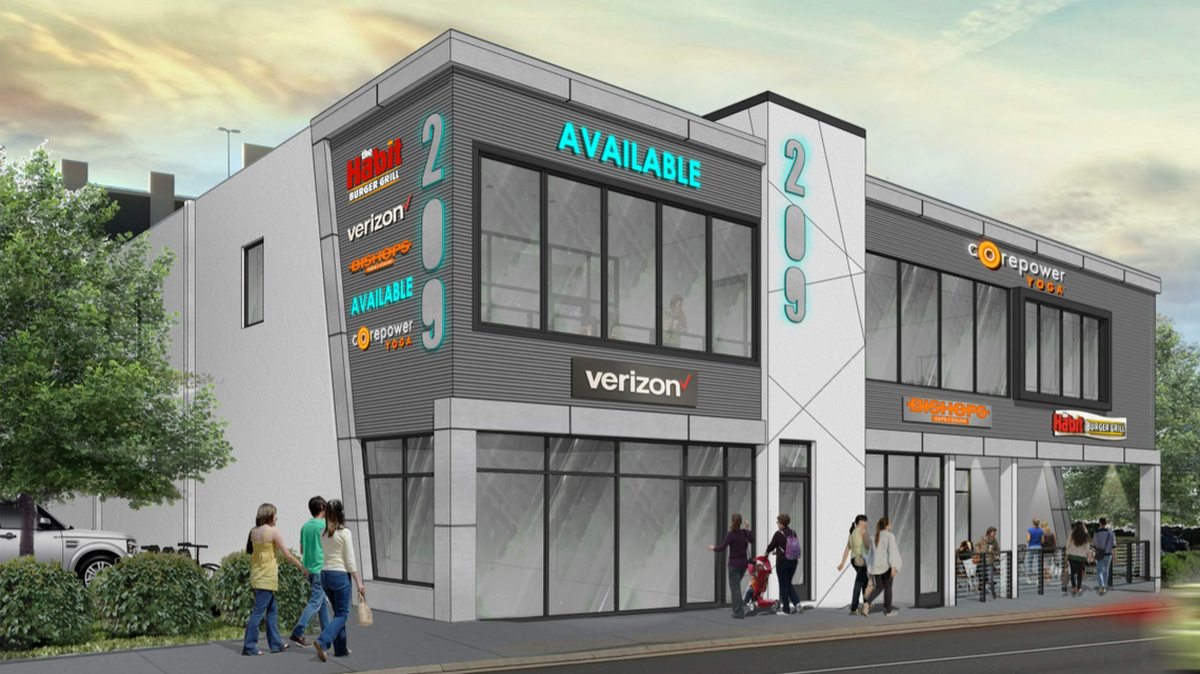 The new midtown building at 209 S. Kings Dr., across from Target and BJ's. Courtesy of Providence Group Capital