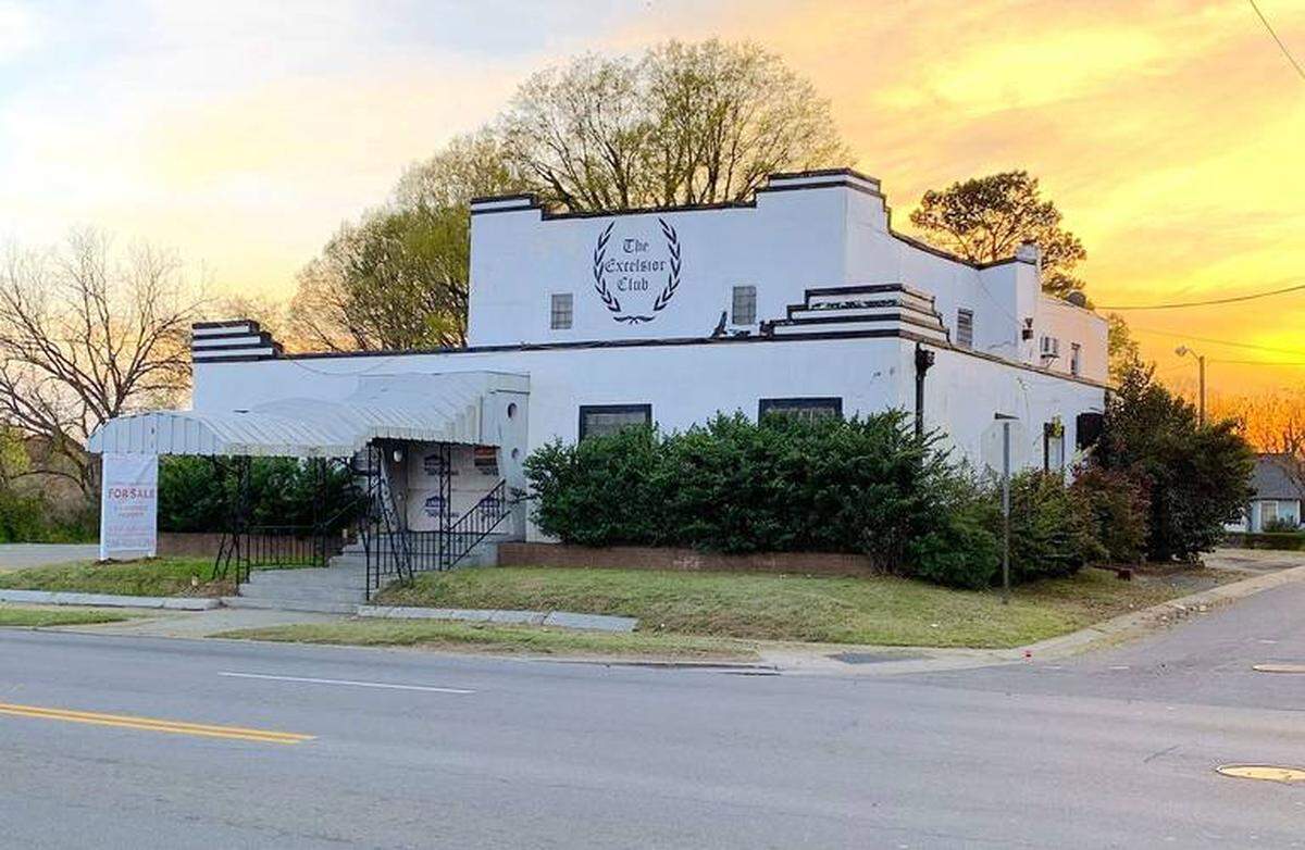 Courtesy of New River Brokerage<br/>The historic Excelsior Club, which shut down in 2016, was listed for sale in April.