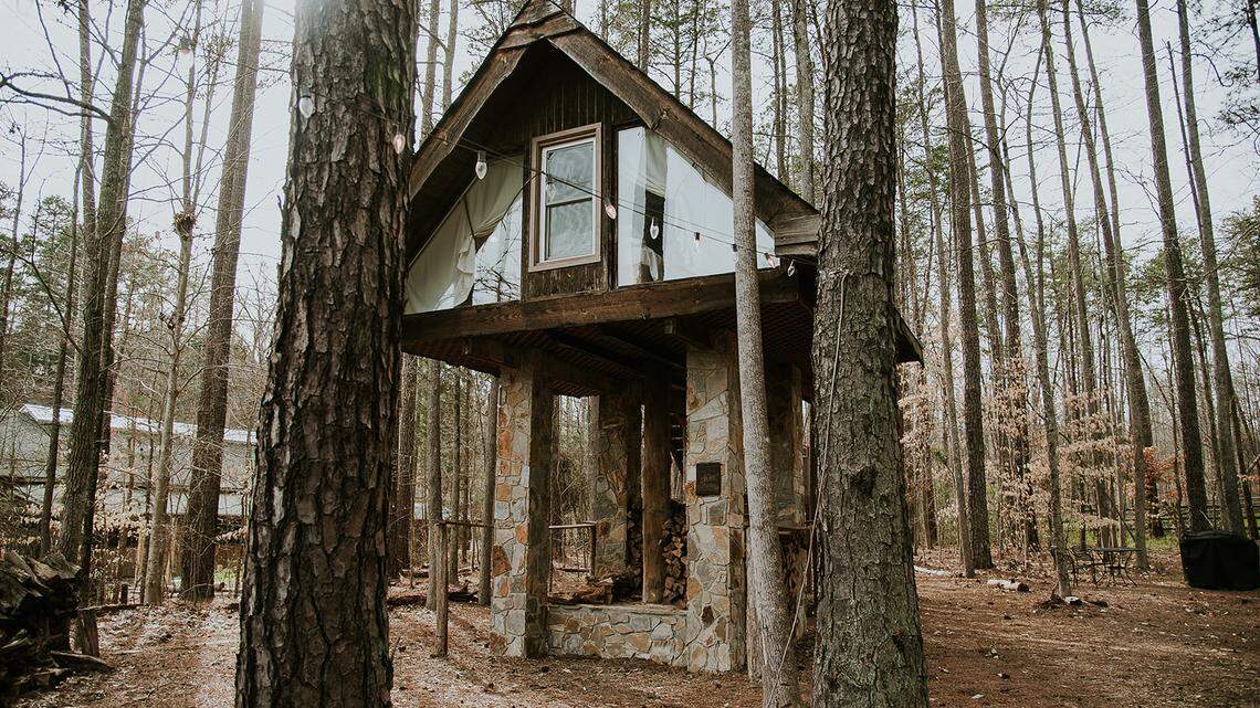 The treehouse tops a list of North Carolina’s most in-demand destinations on Airbnb.