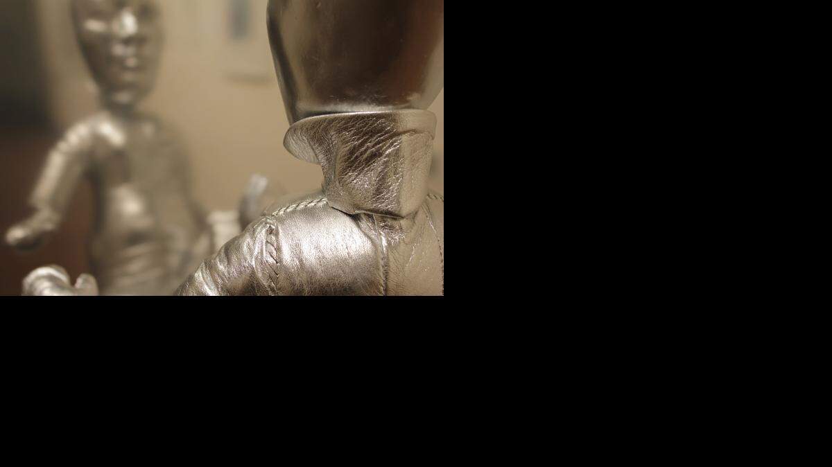 
Stacey Davidson’s “Ore (Silver Anna),” polished aluminum sheet on panel, is on view at Winthrop University Galleries in Rock Hill through March 13.


