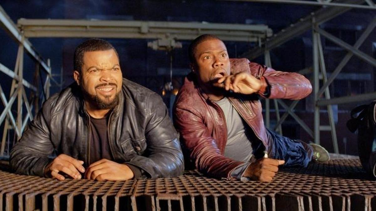 Ice Cube and Kevin Hart star in “Ride Along 2.”