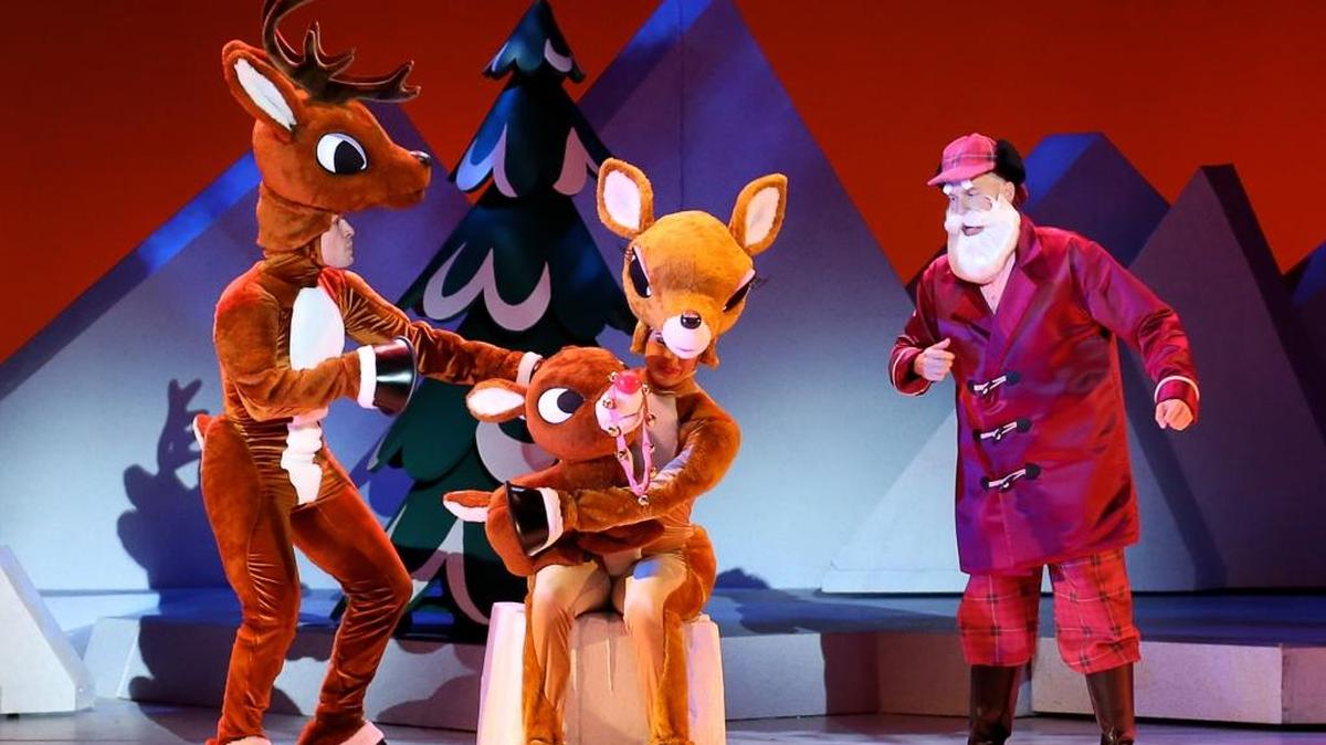 This undated file photo is from a previous performance of “Rudolph the Red-Nosed Reindeer: The Musical,” which was staged at Ovens Auditorium Wednesday.