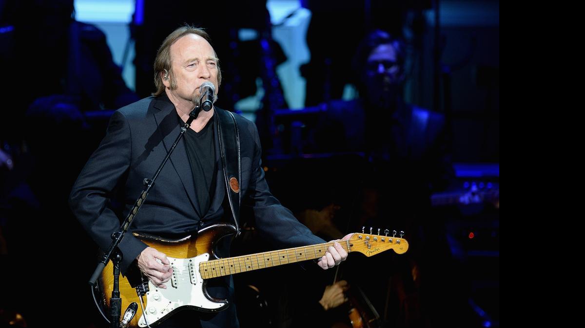
 Stephen Stills performs during the 25th Anniversary Rainforest Fund Benefit Concert at Carnegie Hall on April 17, 2014 in New York.
