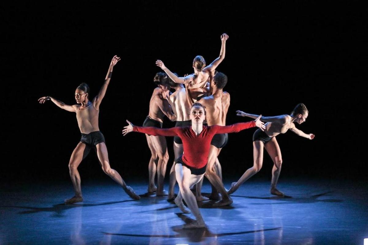 Charlotte Ballet dancers in Myles Thatcher’s “Redbird.”