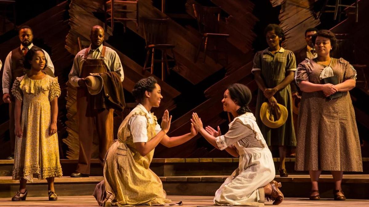 “The Color Purple” that's now playing at Belk Theater is a radical redesign of the original Broadway production.