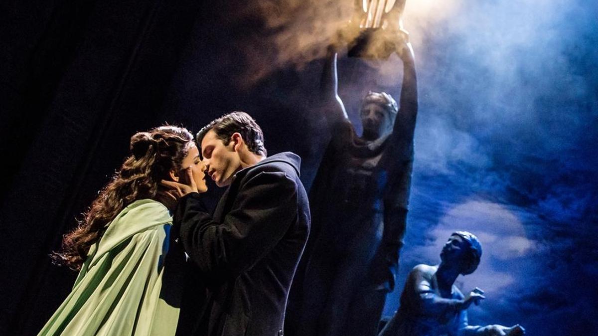 “The Phantom of the Opera,” which features Eva Tavares and Jordan Craig, brings new scenic design, costumes, choreography, lighting and staging for its run at the Belk Theater.