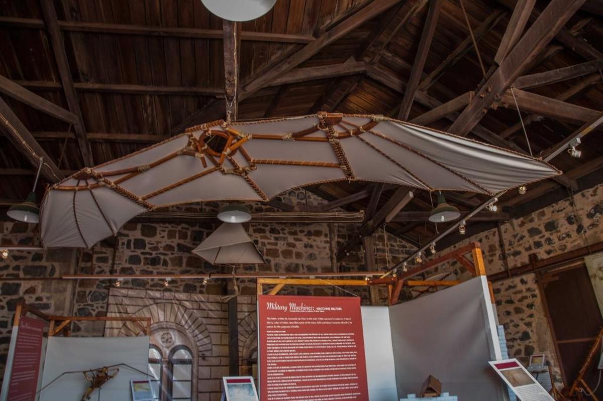 “Da Vinci’s Machines” opens Saturday at Discovery Place Science uptown.