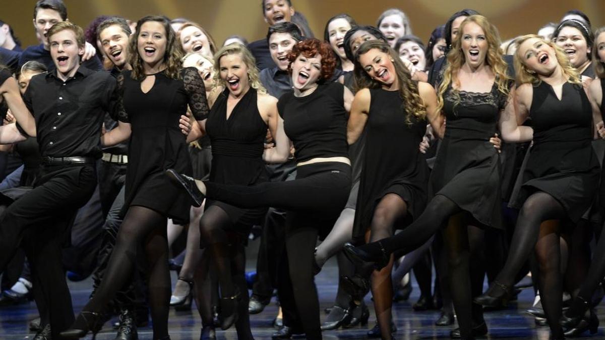 A shot from last year’s Blumey Awards performance.