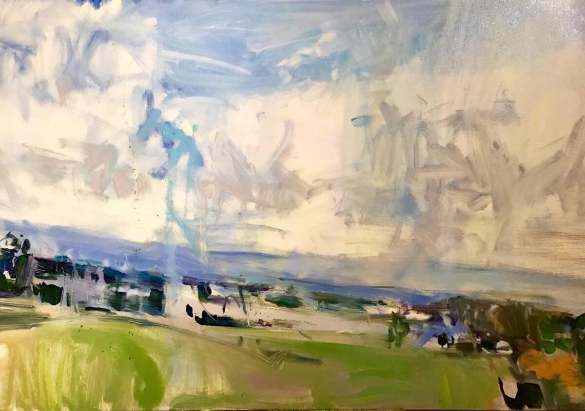 “Awash,” by Susan McAlister, at Hidell Brooks Gallery.