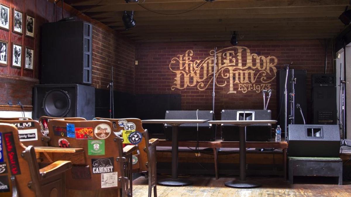 “Live at the Double Door Inn.”
