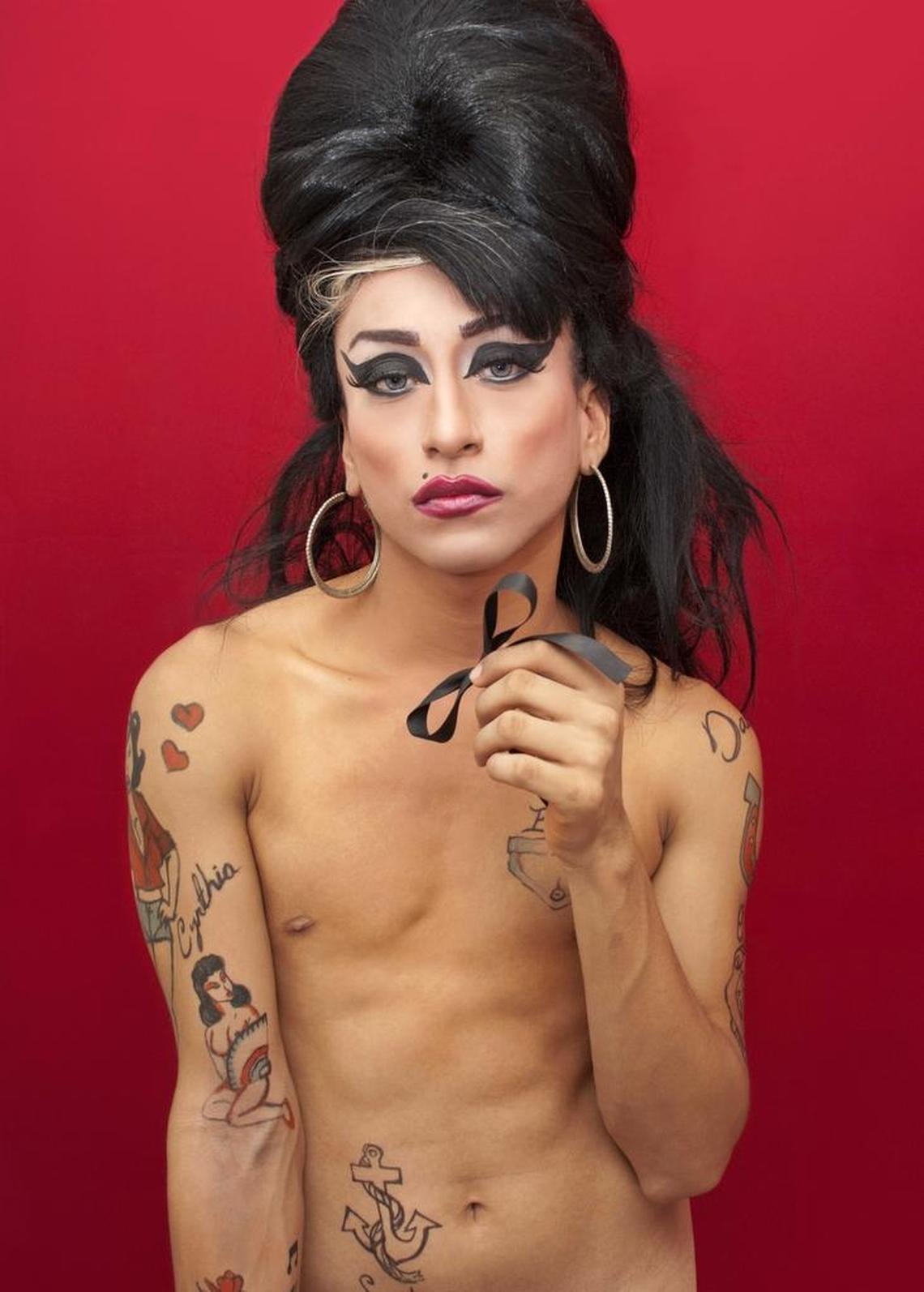 “Phoebe,” from the Desvestidas Series, by Luis Arturo Aguirre, at The Light Factory.