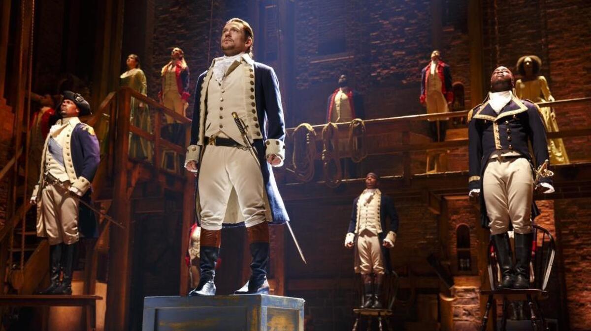 The touring company of “Hamilton” in Chicago.