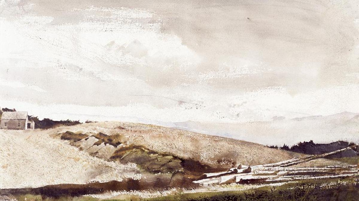 “Harbor House” by Andrew Wyeth, 1985.