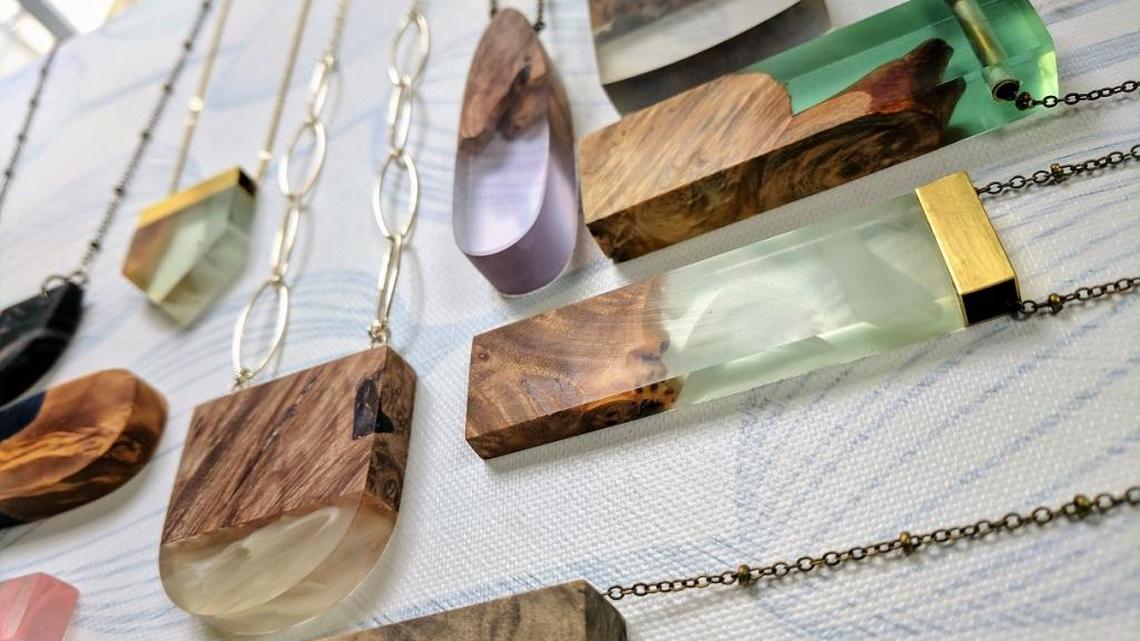 Necklace group, assorted prices; $40-$65.