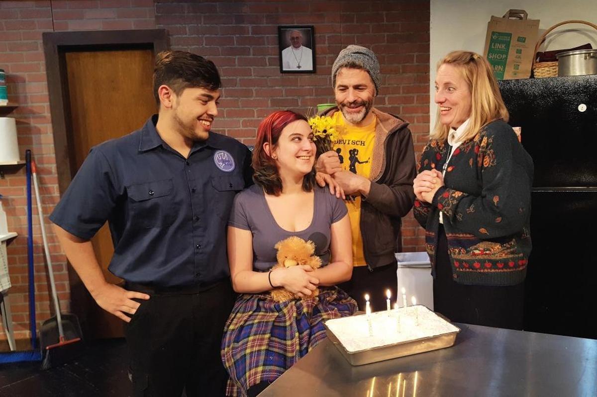 The cast in “Grand Concourse,” which Tynes directed in 2016.