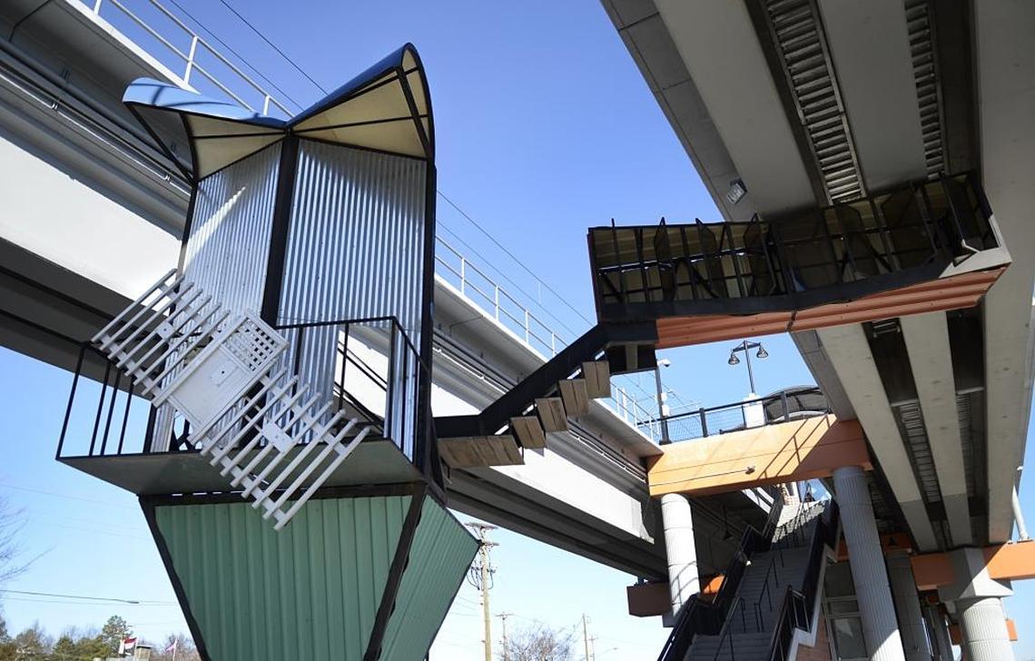 “Reconstructed Dwelling” by Dennis Oppenheim.