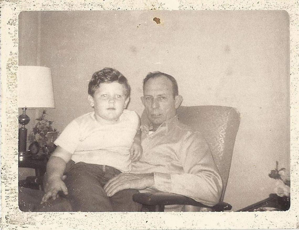 Tomlinson and his father.