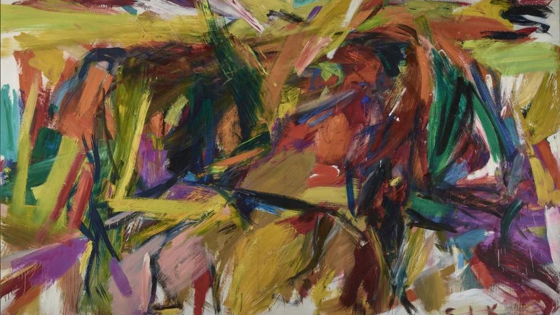 “Bullfight,” 1959, by Elaine de Kooning, in the Mint’s “Women of Abstract Expressionism.”
