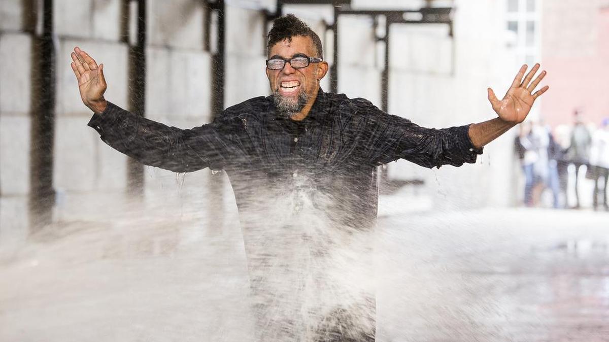Among works that will be newly on display at the McColl: “On the Impossibility of Freedom in a Country Founded on Slavery and Genocide,” a performance still of Dread Scott from 2014.