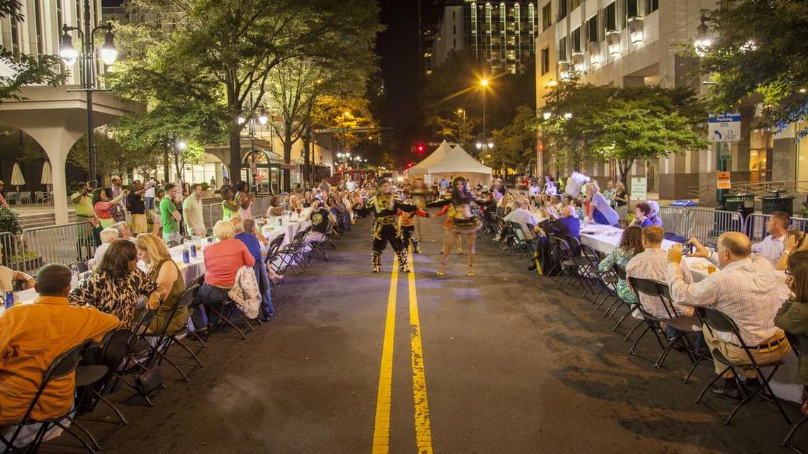 Last year’s Culture Feast, like the one coming up Sept. 9, served pop-up performances along with dinner on Tryon Street.