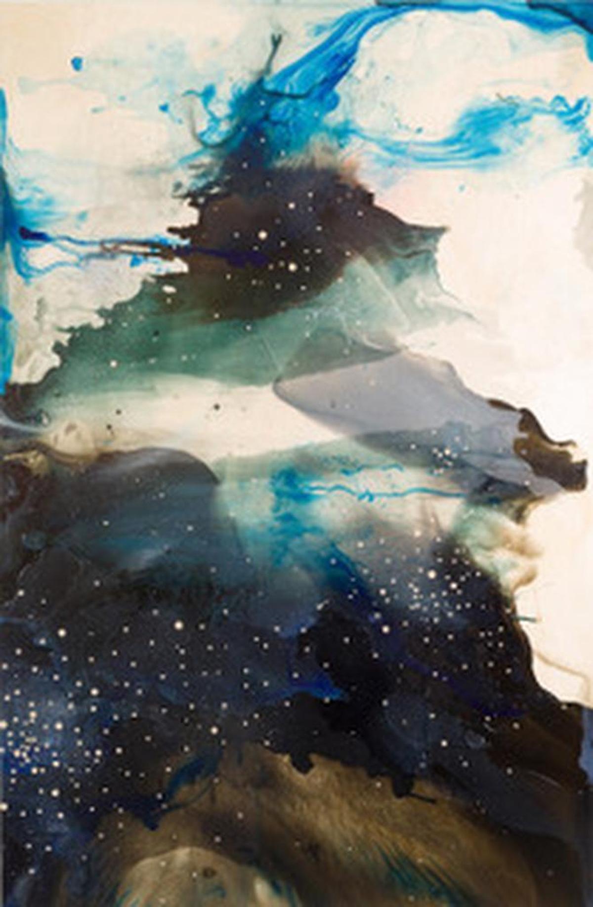 Ivan Toth Depena’s “I Watch Afloat With Half Soaked Eyes,” at Anne Neilson.
