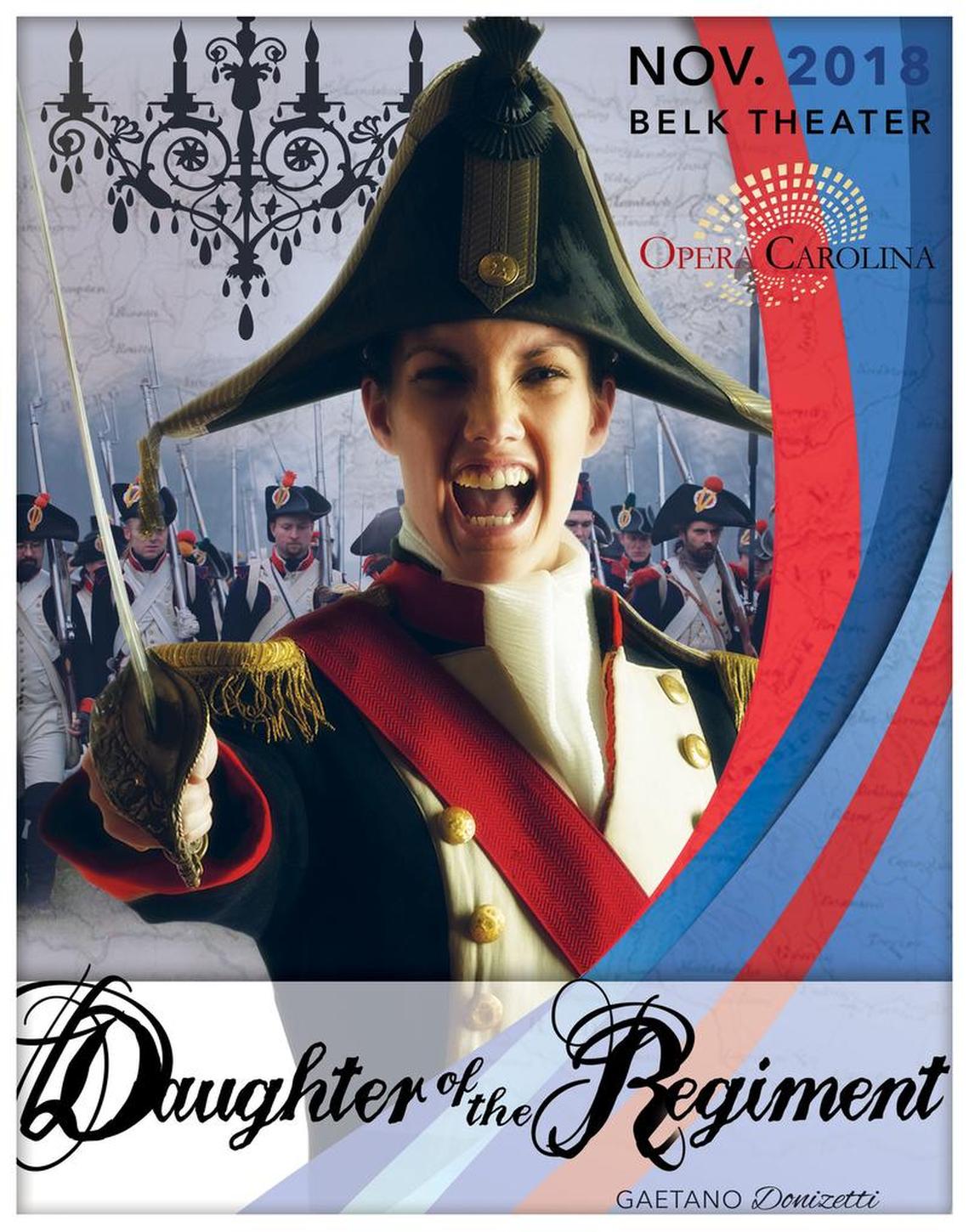 Opera Carolina’s first offering of the season will be “La Fille du Regiment,” aka this.