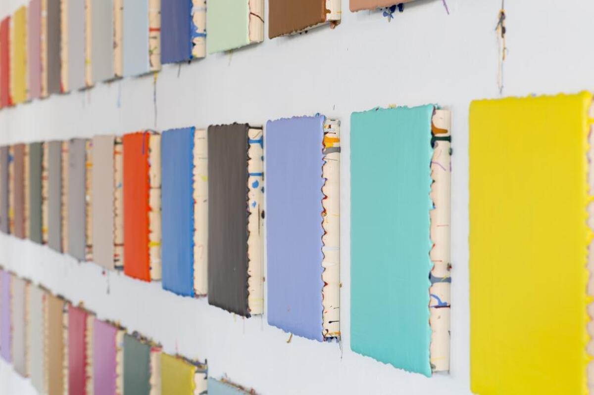“Chromaha” by Leah Rosenberg, at the McColl Center.