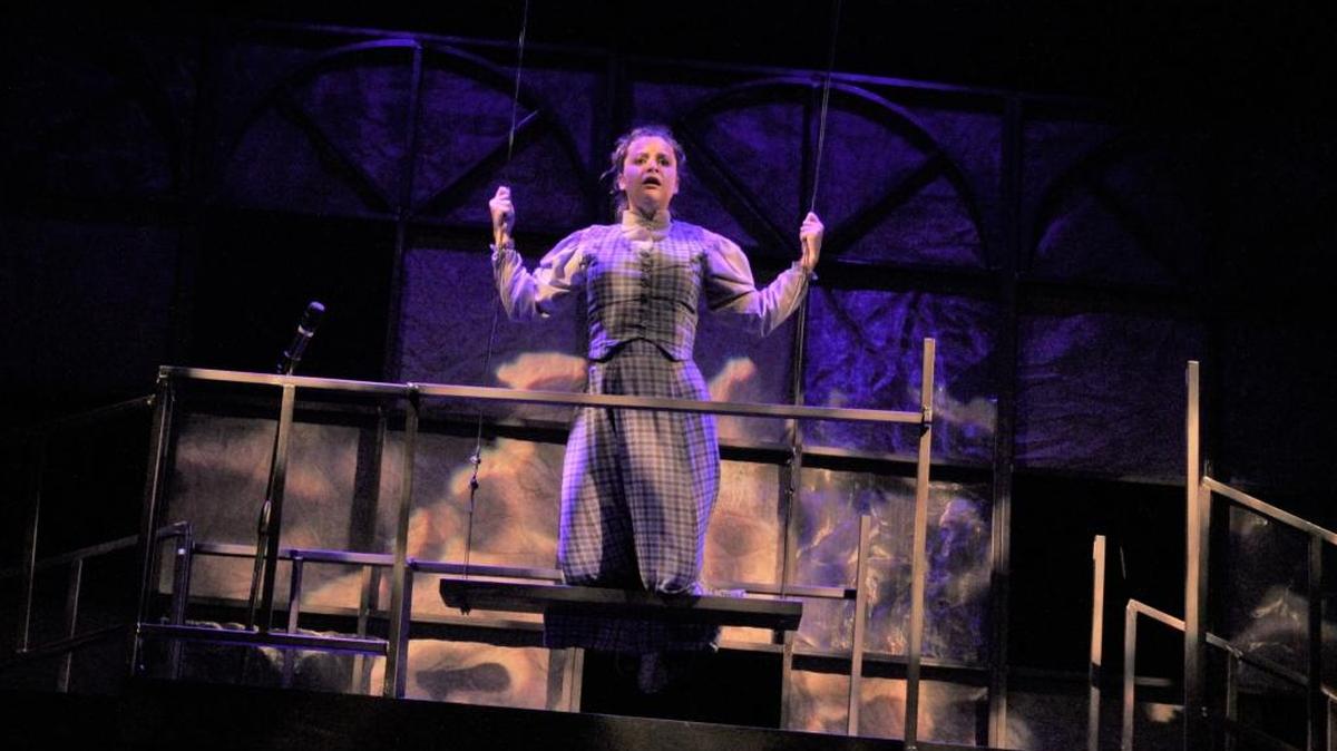 Katy Shepherd as the title character in “Lizzie.” Photo courtesy Ramsey Lyric