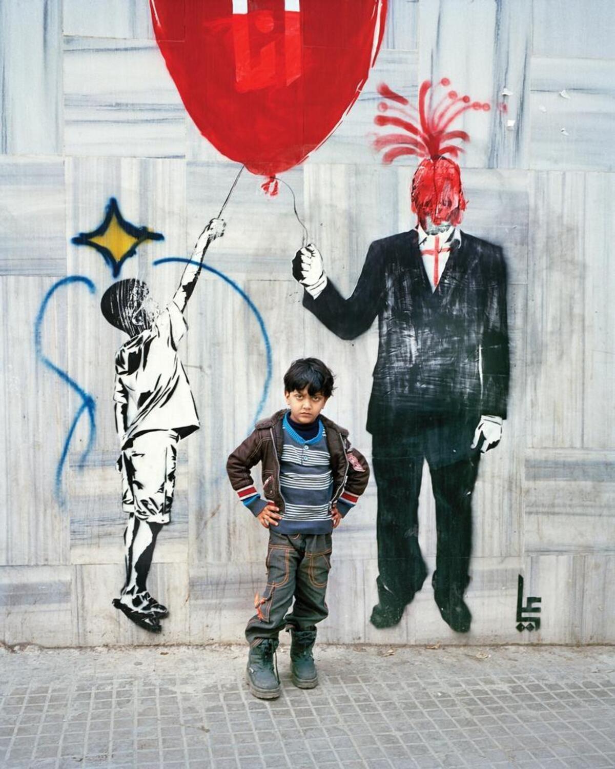 “Tamar, 6, Beirut, 2015” from “Invisible Children” by Rania Matar, part of The Light Factory’s “Bridging Division” exhibition.