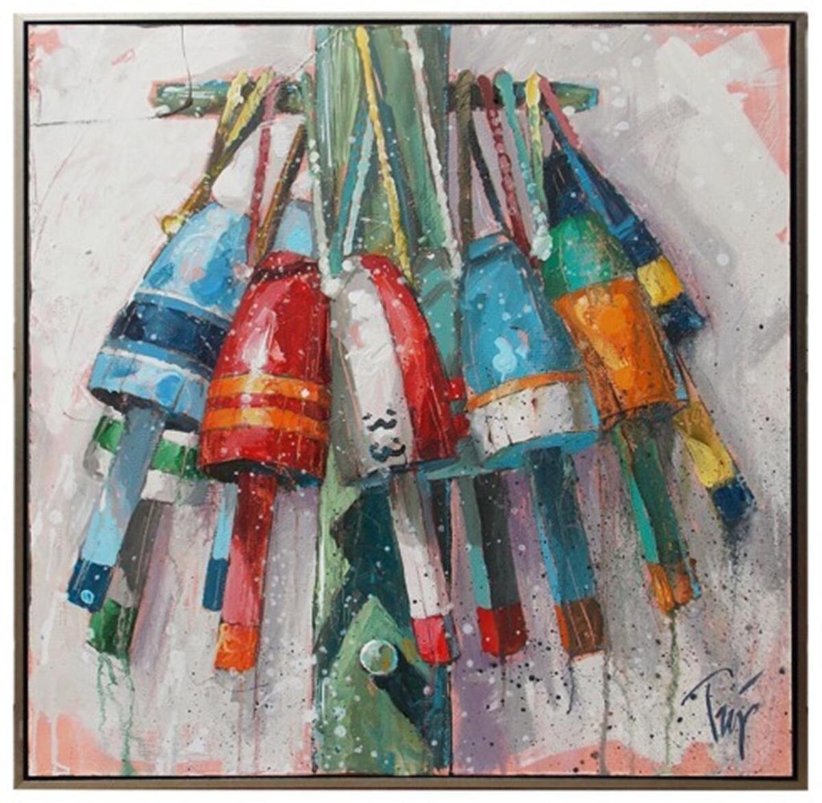 “Baby Buoys,” by Trip Park, at Shain Gallery.