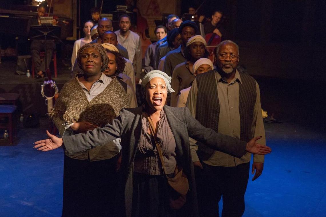 A scene from Nkeiru Okoye’s “Harriet Tubman: When I Crossed That Line to Freedom.”