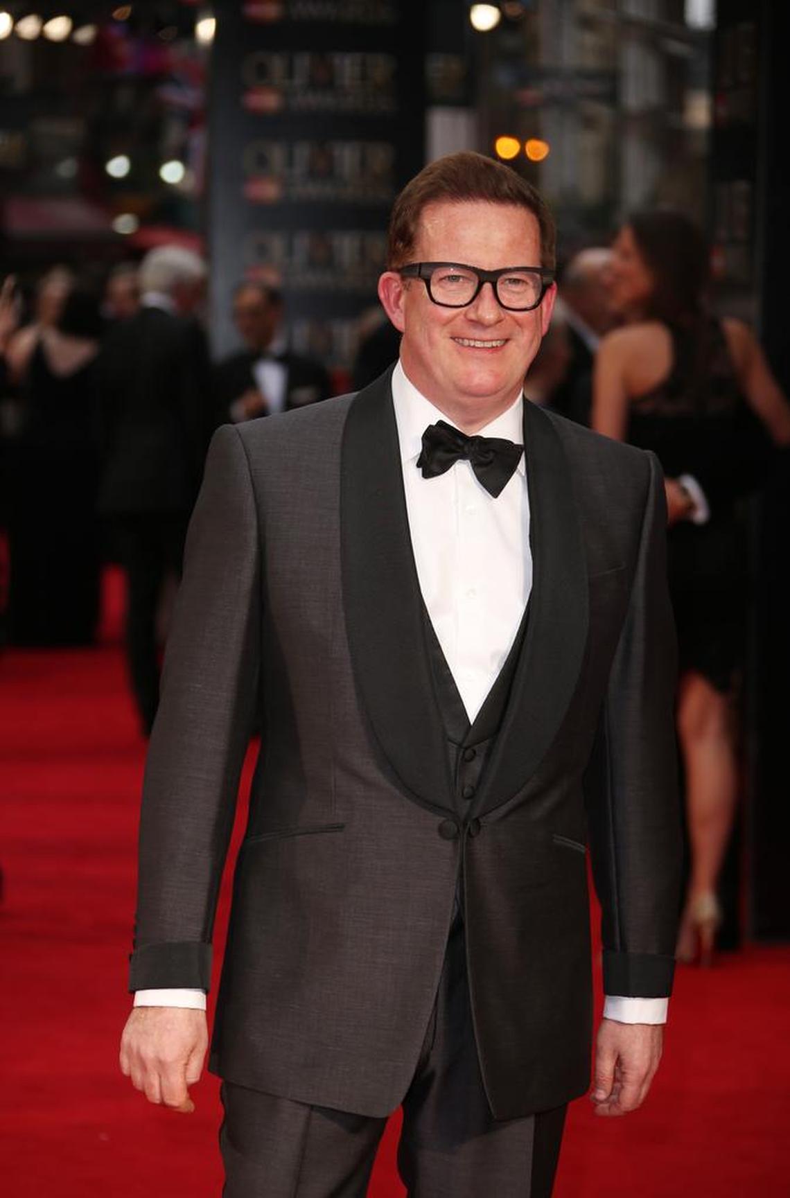 Matthew Bourne on Gabbard: “Tom is a visionary.” Here, Bourne’s at the 2016 Olivier Awards; he would win his fourth the following year for “The Red Shoes,” the year it came to Charlotte and just three other cities: LA, Washington and New York.