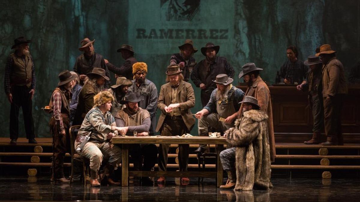 The miners in the Polka saloon, at a game of Faro. Keep an eye on that dealer.