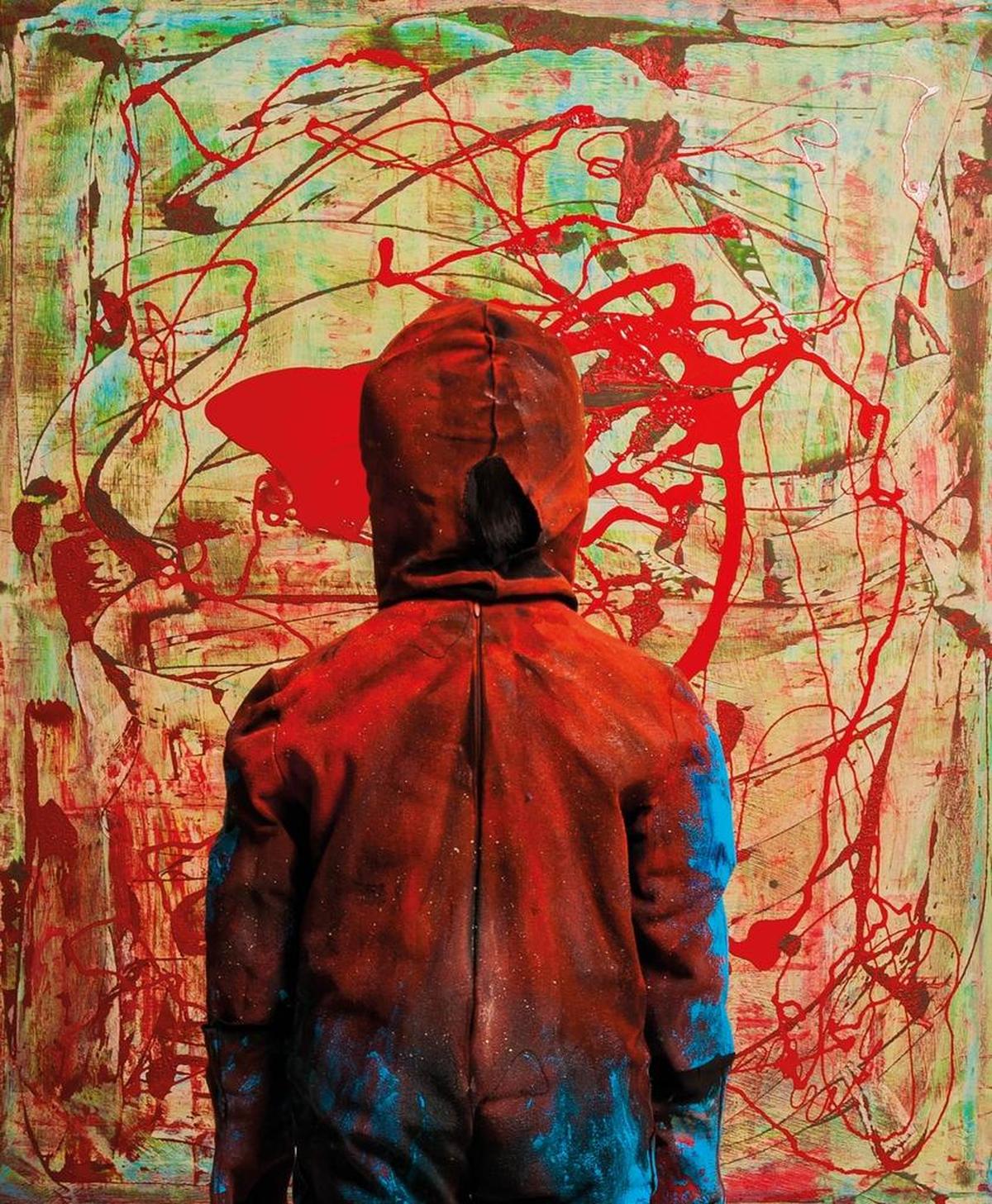 Untitled acrylic chromogenic print by Carlos Leon, 2014, at the Mint.