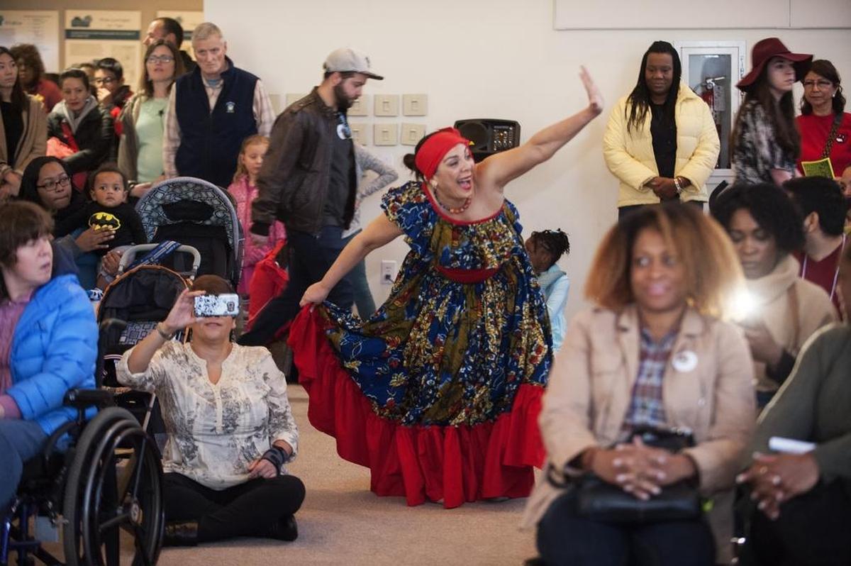 From a past “Connect with Culture” day organized by the Arts & Science Council: Carolinas Latin Dance.