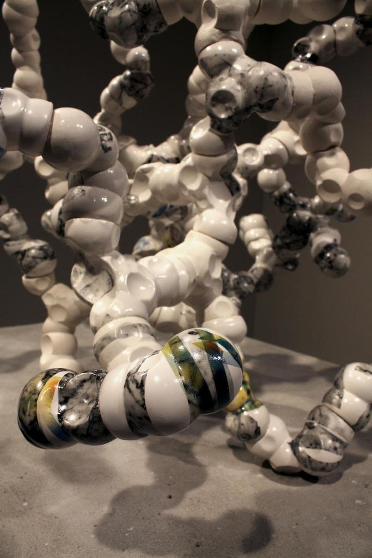 Detail of “Bubble Cast” by Thomas Schmidt.