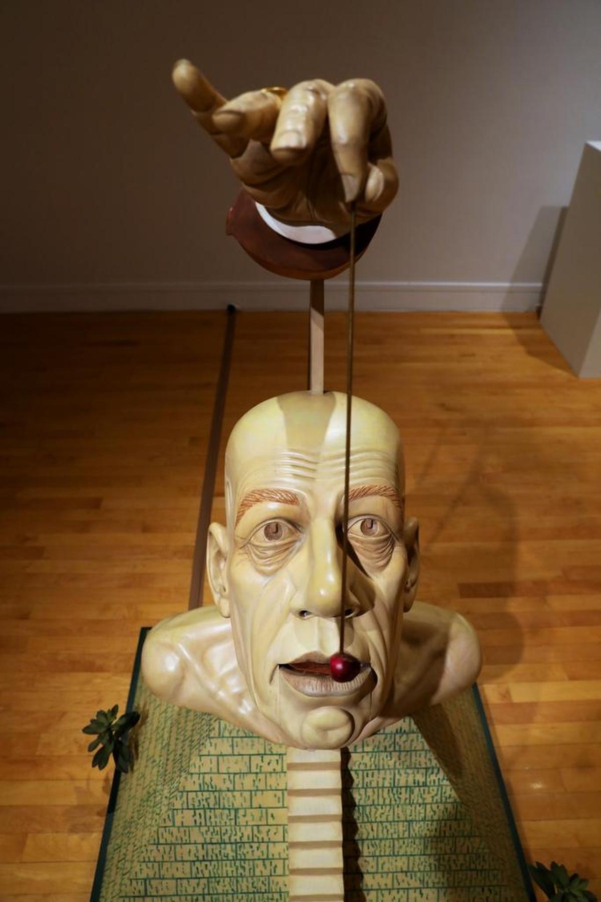 “Denier” by Trotman, at Davidson’s VanEvery/Smith Gallery.