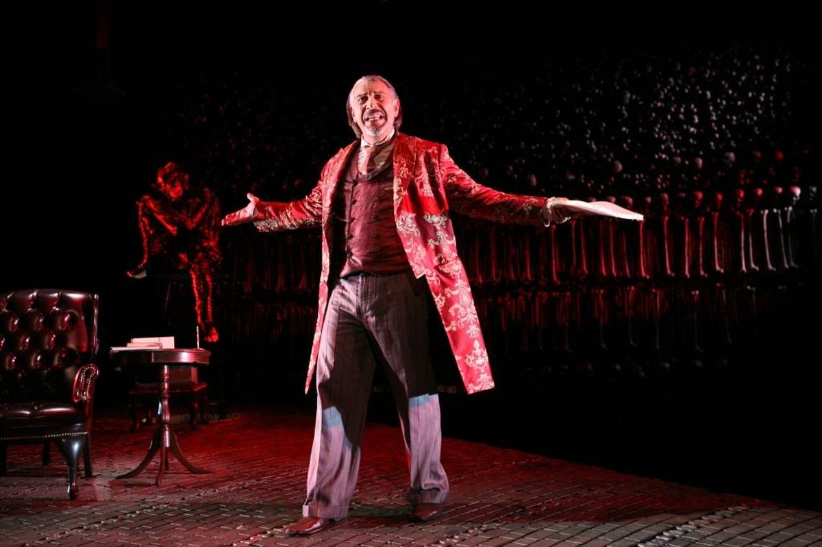 Max McLean is Screwtape in “The Screwtape Letters,” a stage adaptation of C.S. Lewis' novel.
