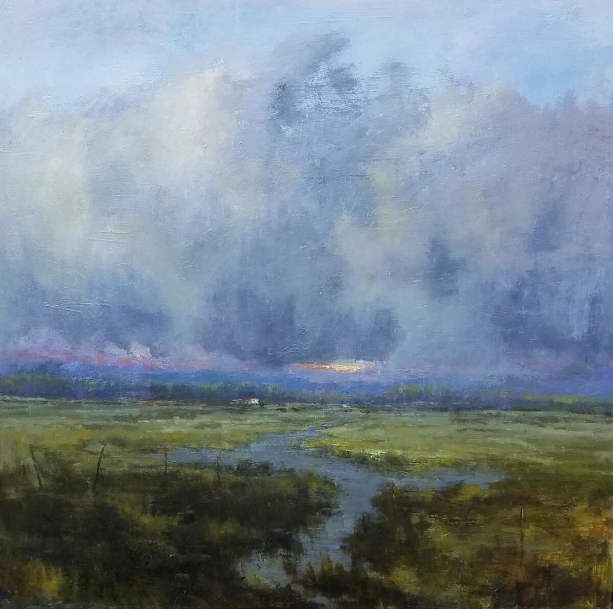 “Nature is Heaven,” by Bethanne Kinsella Cople at Anne Nielsen Fine Art.