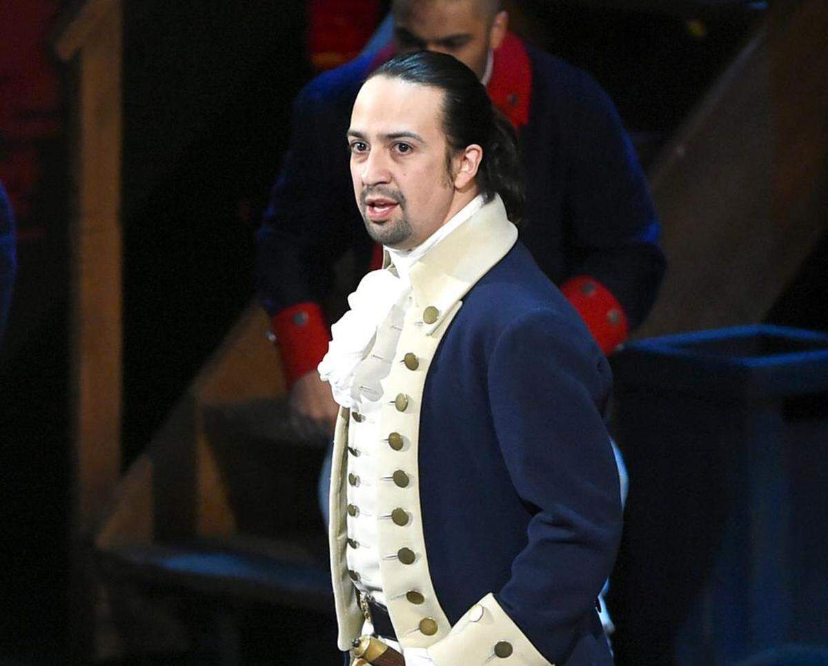Lin-Manuel Miranda and the cast of “Hamilton” performed in 2016 at the Tony Awards.