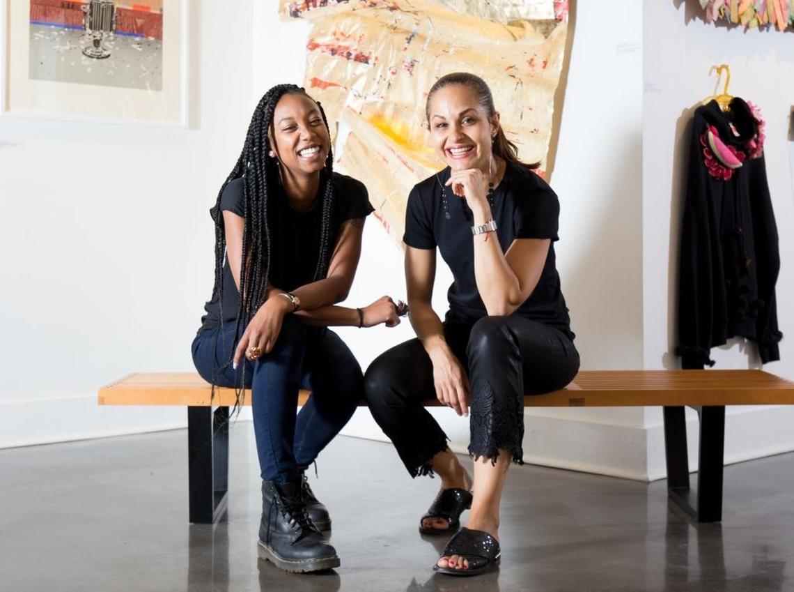 Moss with New Gallery of Modern Art director Irina Toshkova.