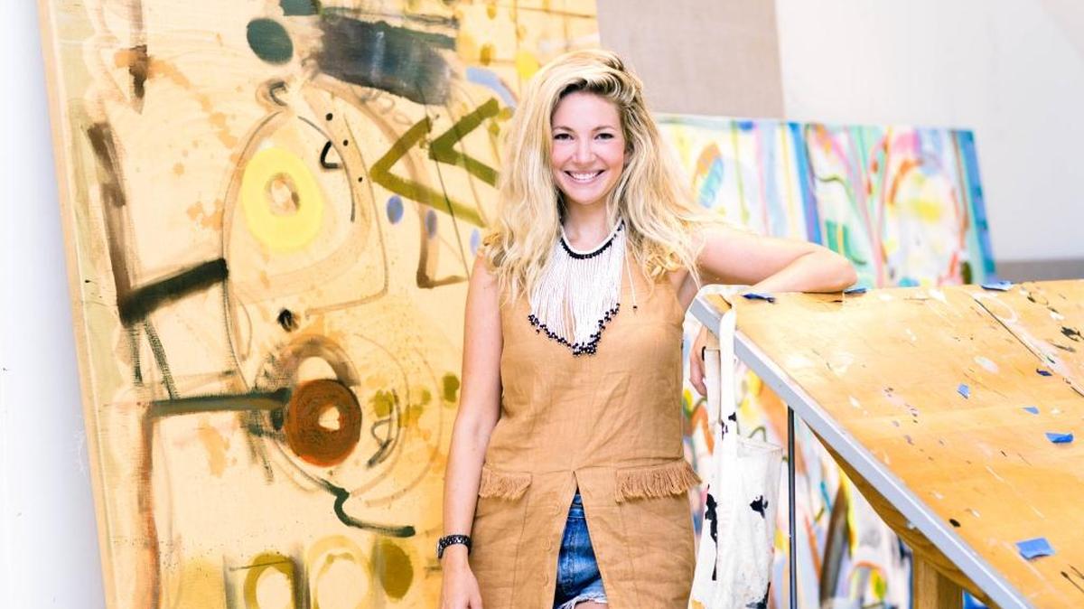 Sally King Benedict in her Atlanta studio.