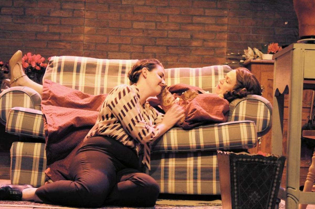Tynes and Paula Baldwin in “The Actress” in May 2017.