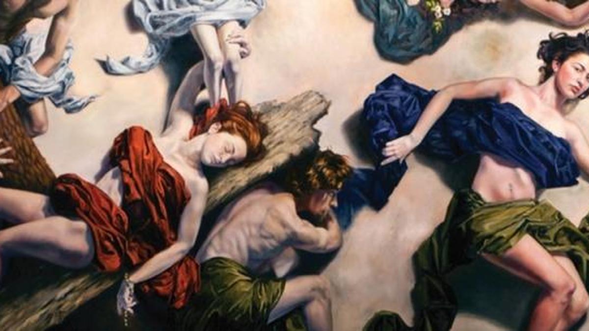 Nicholas Napoletano’s oil on canvas, now in ArtPop: You may have seen this off Commonwealth Avenue.