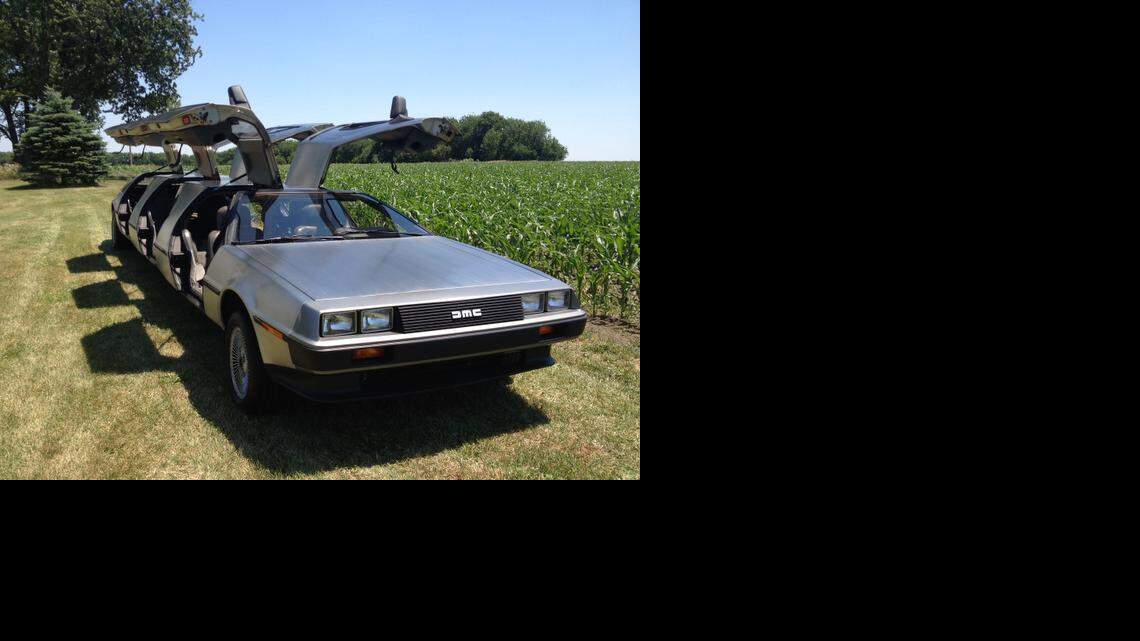 
The DeLorean limo is still a wrok in progress, but offers six gullwing doors, custom fabricated stainless steel panels, and utilizes parts from several wrecked DeLorean cars.
